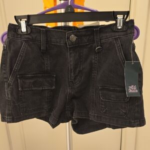 NWT Wild Fable Black Cargo Women's Shorts